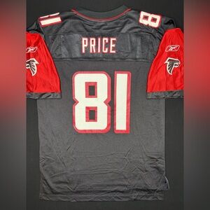 Atlanta Falcons Peerless Price Authentic Reebok NFL On Field Jersey L Alt Black